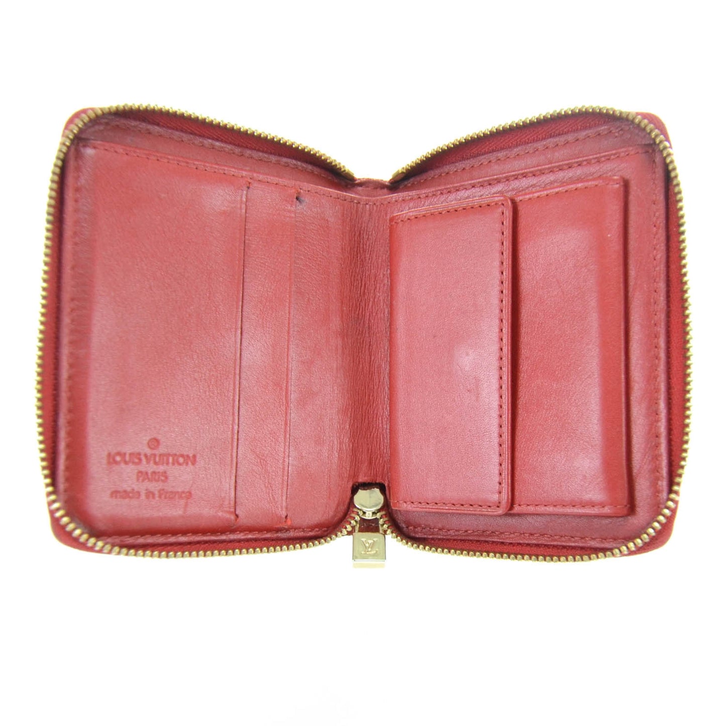 Vernis Broome Zip Wallet Rouge