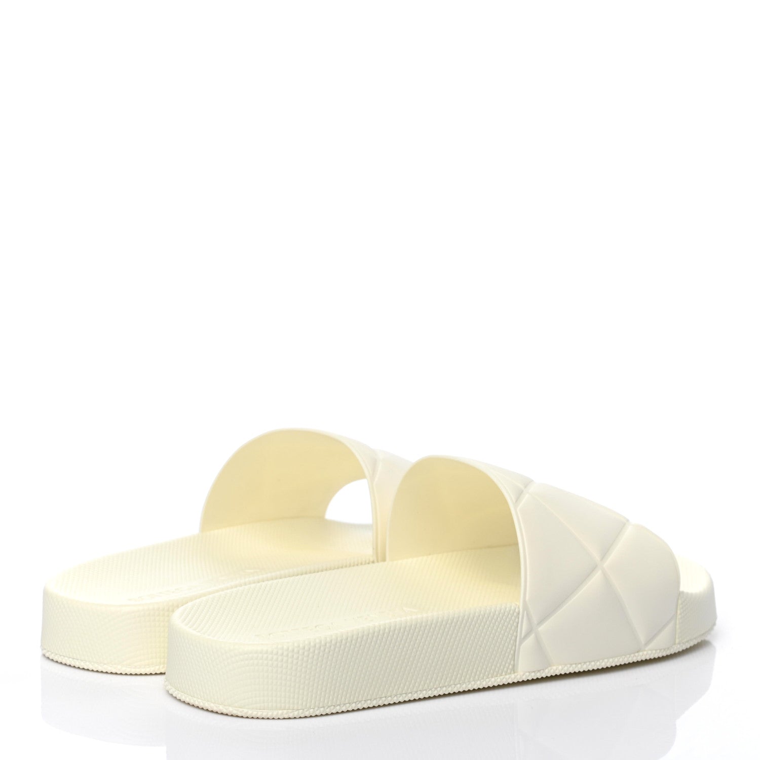 Bottega Veneta Rubber The Slider Sandals 38 White 4 of 7