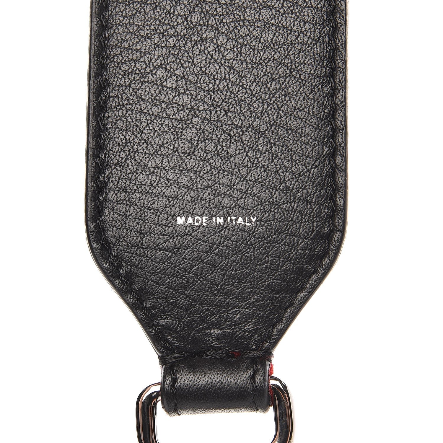 Fendi Velvet FF Mini Strap You Red 2 of 4