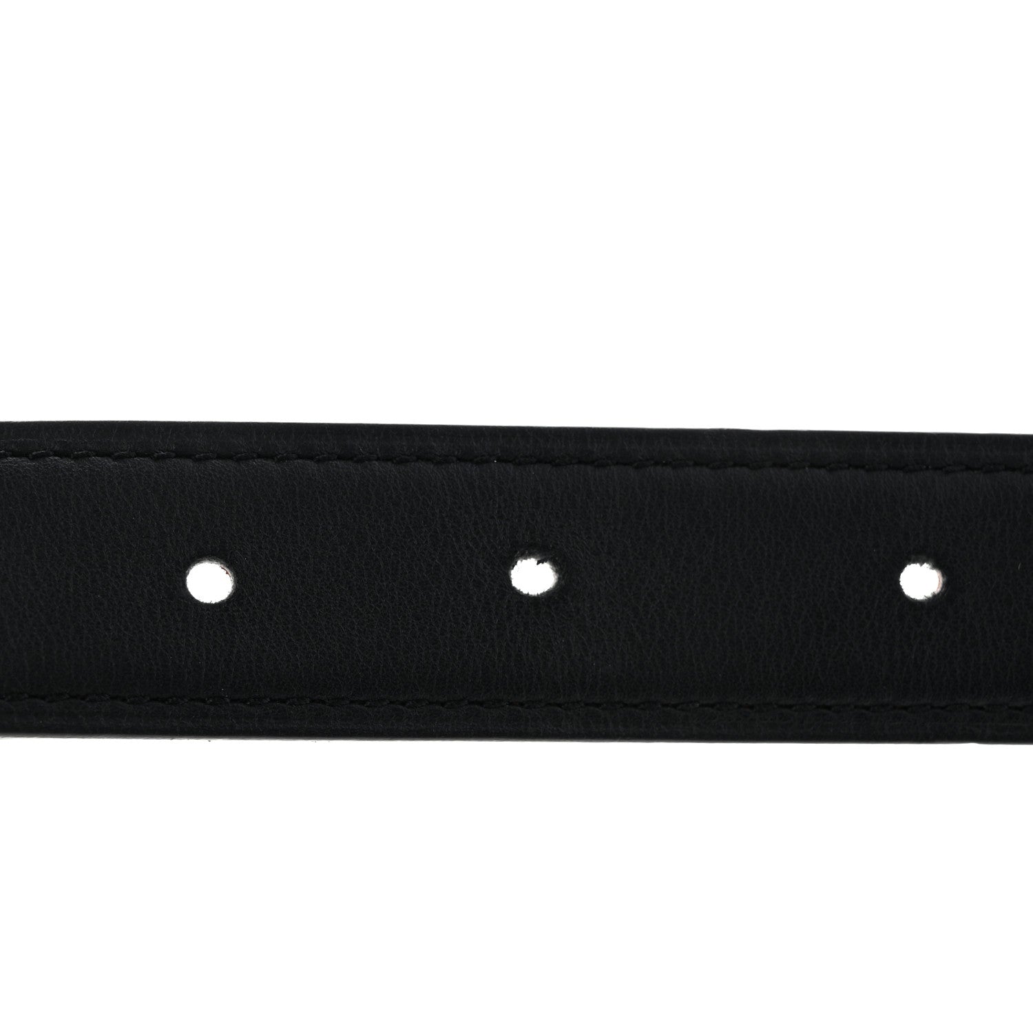 Hermes Swift Epsom 24mm Mini H Belt 85 34 Black Gold 5 of 6