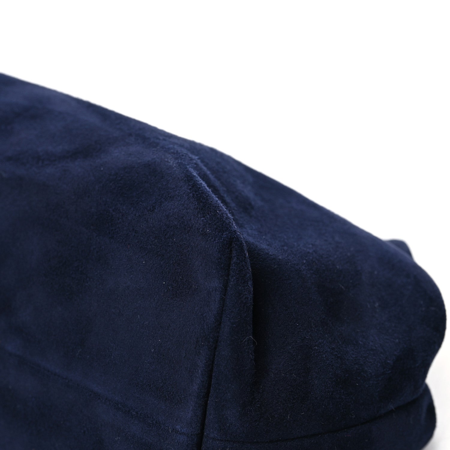 Mansur Gavriel Suede Volume Clutch Navy 9 of 11