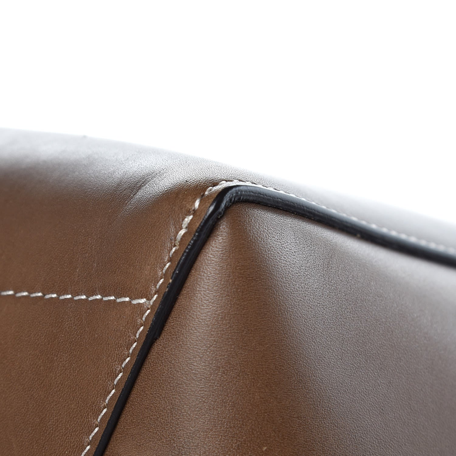 Celine Natural Calfskin Sangle Bucket Bag Chestnut 9 of 12