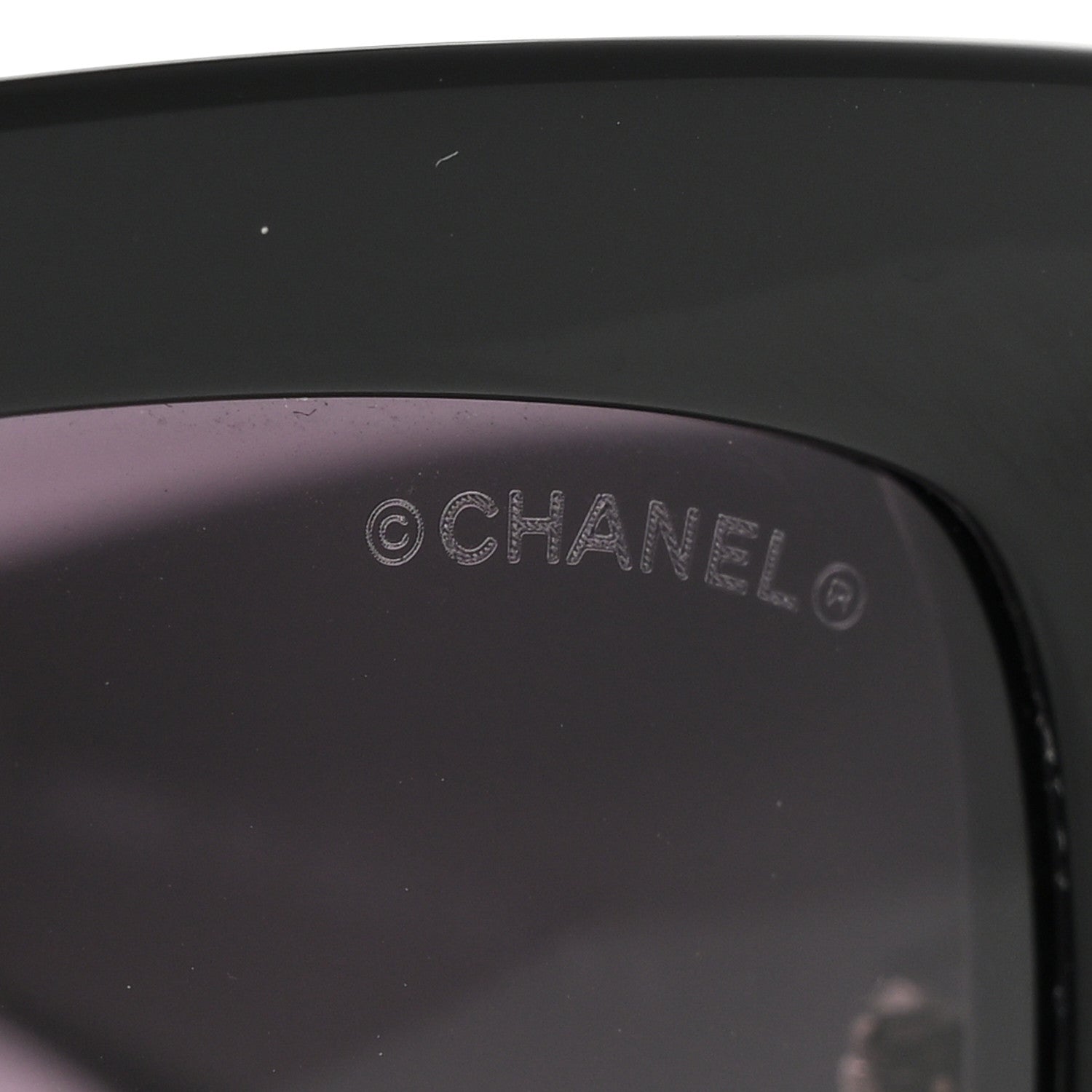 Chanel Acetate Rectangle Sunglasses 5435 Black 7 of 8
