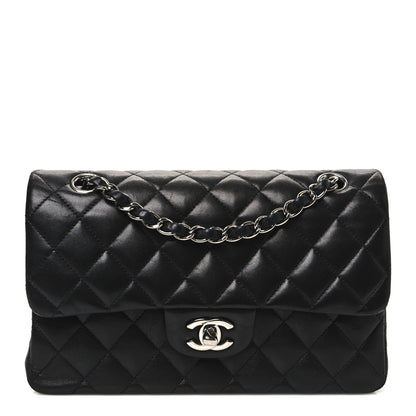 Chanel Lambskin Quilted Small Double Flap Black 1 of 12