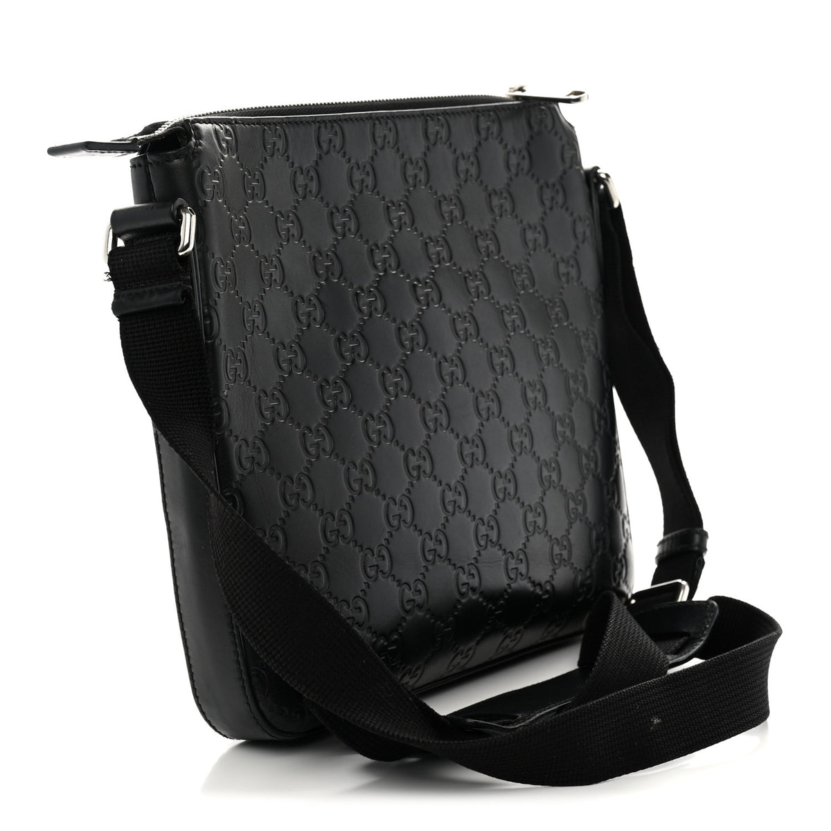 Guccissima Signature Small Messenger Bag Black