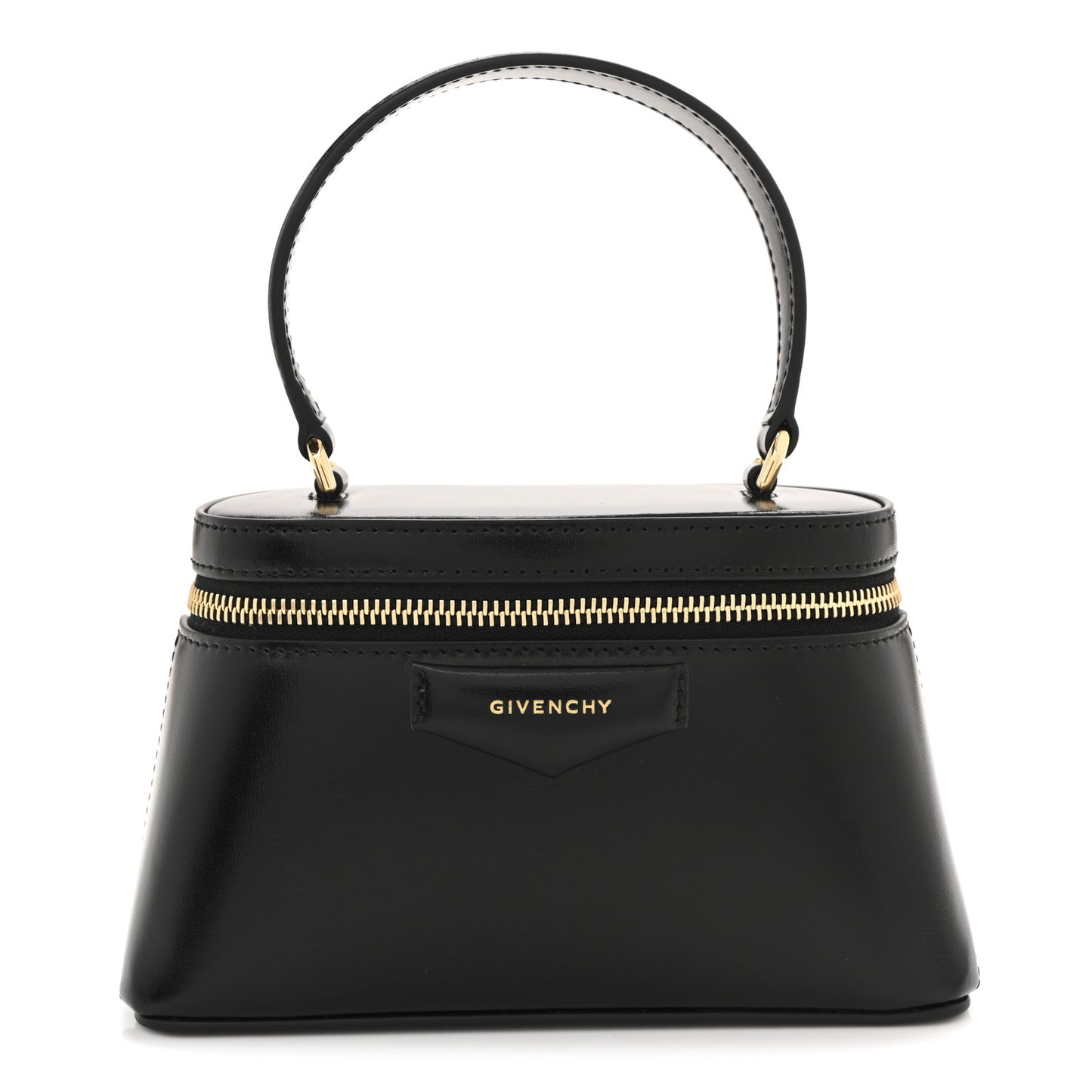 Box Calfskin Antigona Vanity Bag With Chain Black