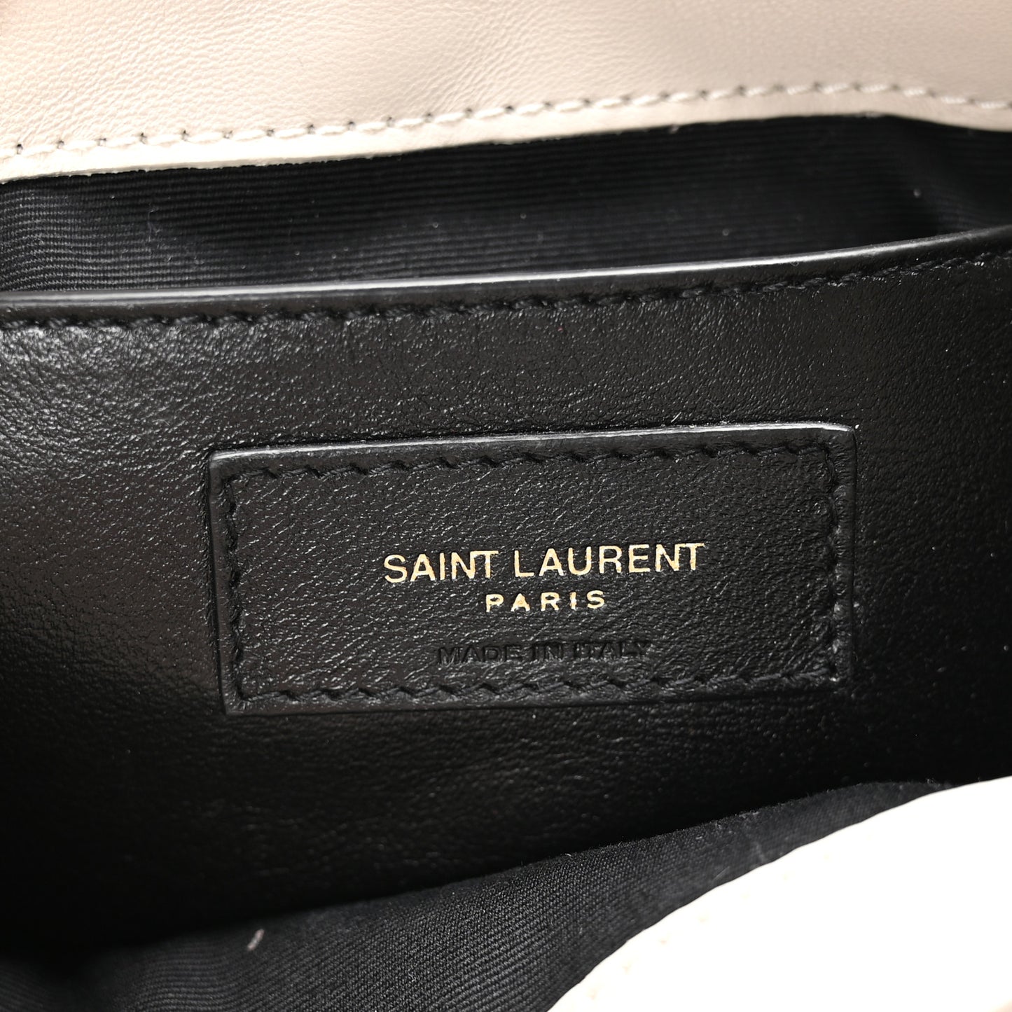 Lambskin Quilted Monogram Mini Nolita Crema Soft