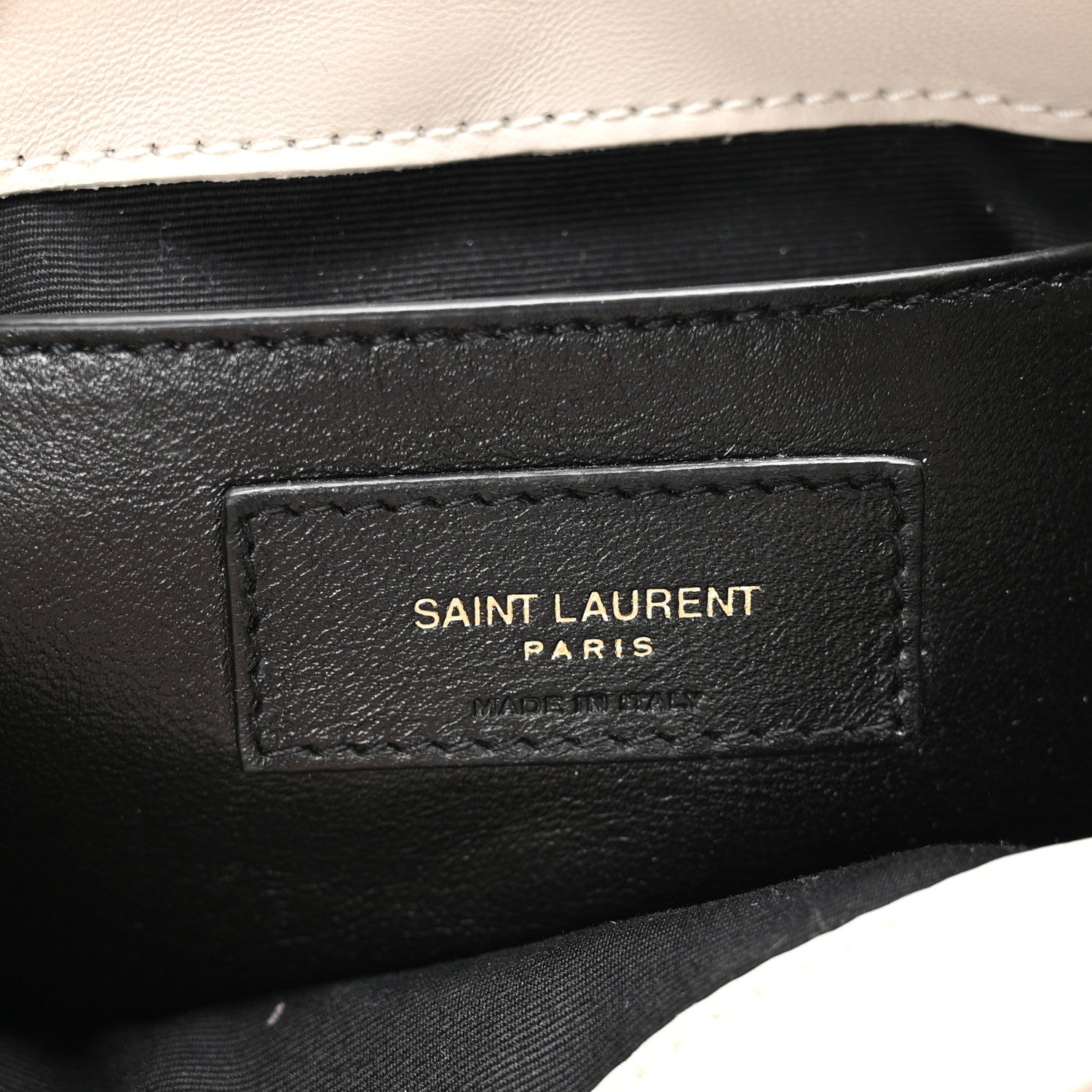 Saint Laurent Lambskin Quilted Monogram Mini Nolita Crema Soft 6 of 10