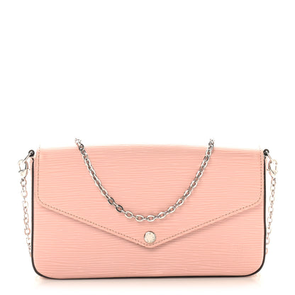 Louis Vuitton Epi Pochette Felicie Rose Ballerine 1 of 11