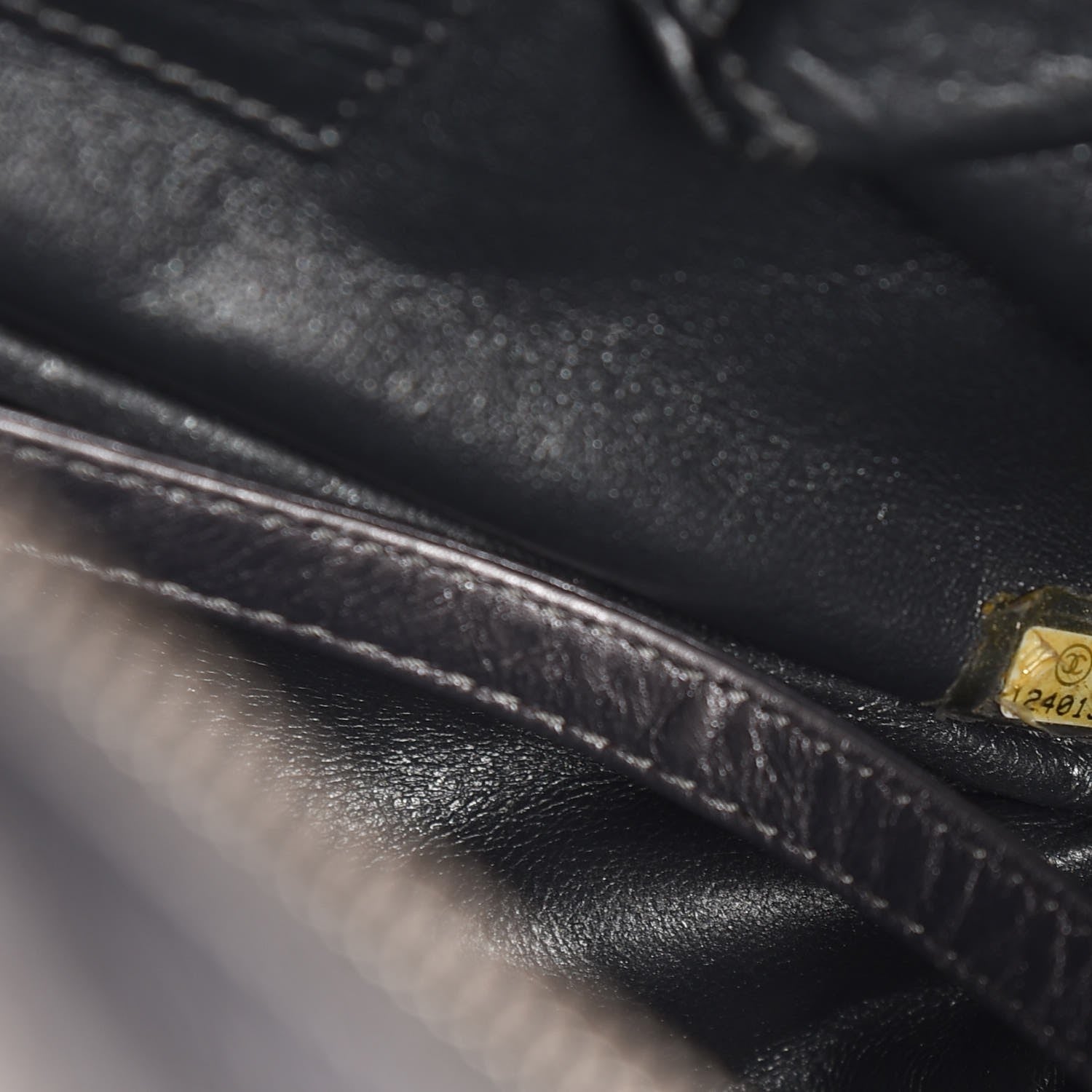 Chanel Metallic Aged Calfskin Quilted Large Reissue Camera Case Silver 7 of 7