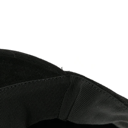 Christian Dior Suede Arty Beret Cap 57 Black 10 of 11