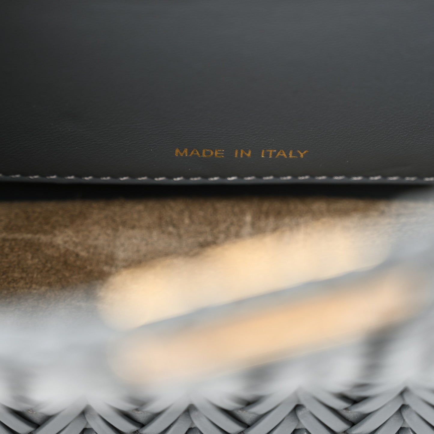 Vitello King Shiny Nappa Intreccio Petite Peekaboo I SEE U Satchel Tempesta