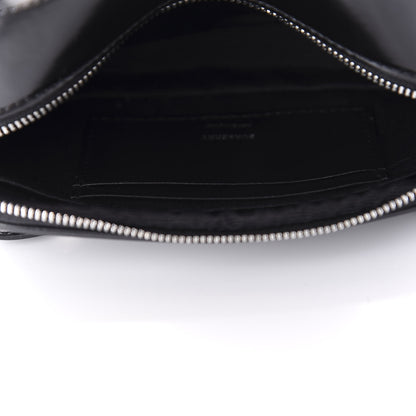 Burberry Coated Canvas Horseferry Print Micro Camera Bag Black 9 of 10