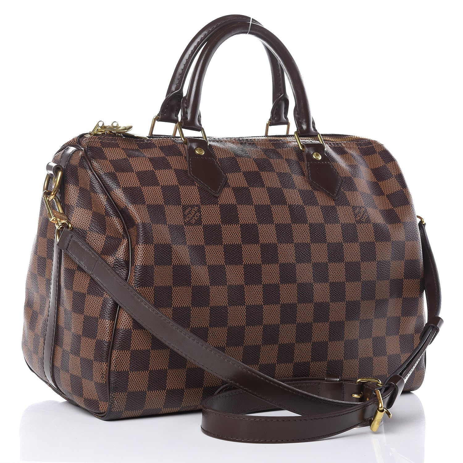 Louis Vuitton Damier Ebene Speedy Bandouliere 30 3 of 15