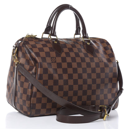 Louis Vuitton Damier Ebene Speedy Bandouliere 30 3 of 15