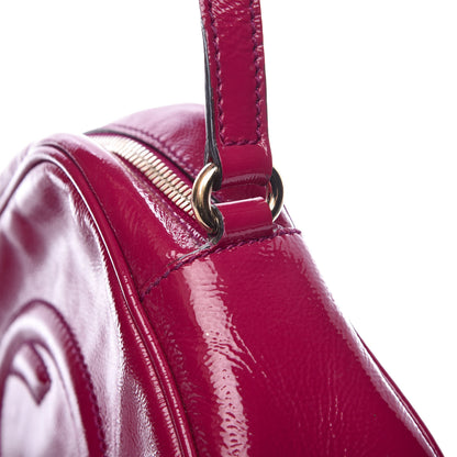 Gucci Soft Patent Small Soho Disco Bag Bright Bougainvillea 11 of 17