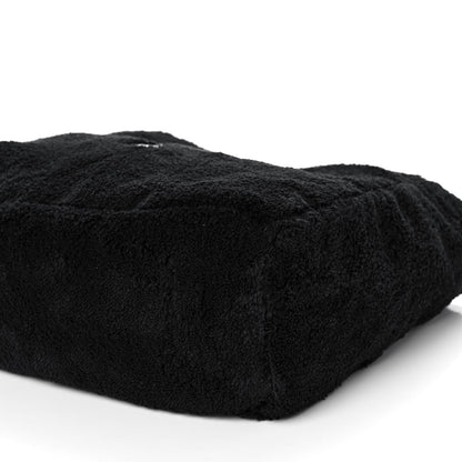 Prada Terry Cloth Tote Bag Black White 10 of 10