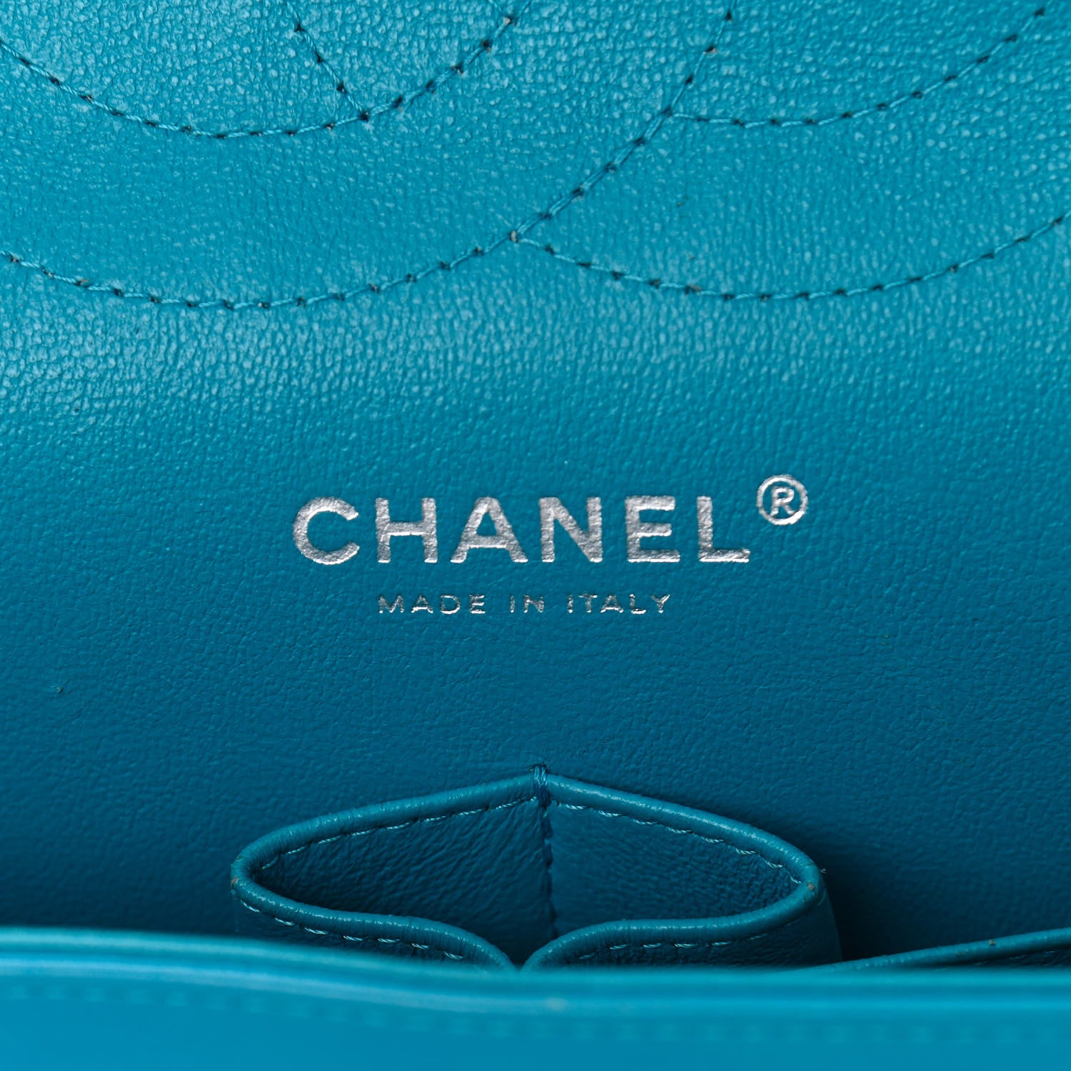 Chanel Patent Quilted Jumbo Double Flap Blue 6 of 10