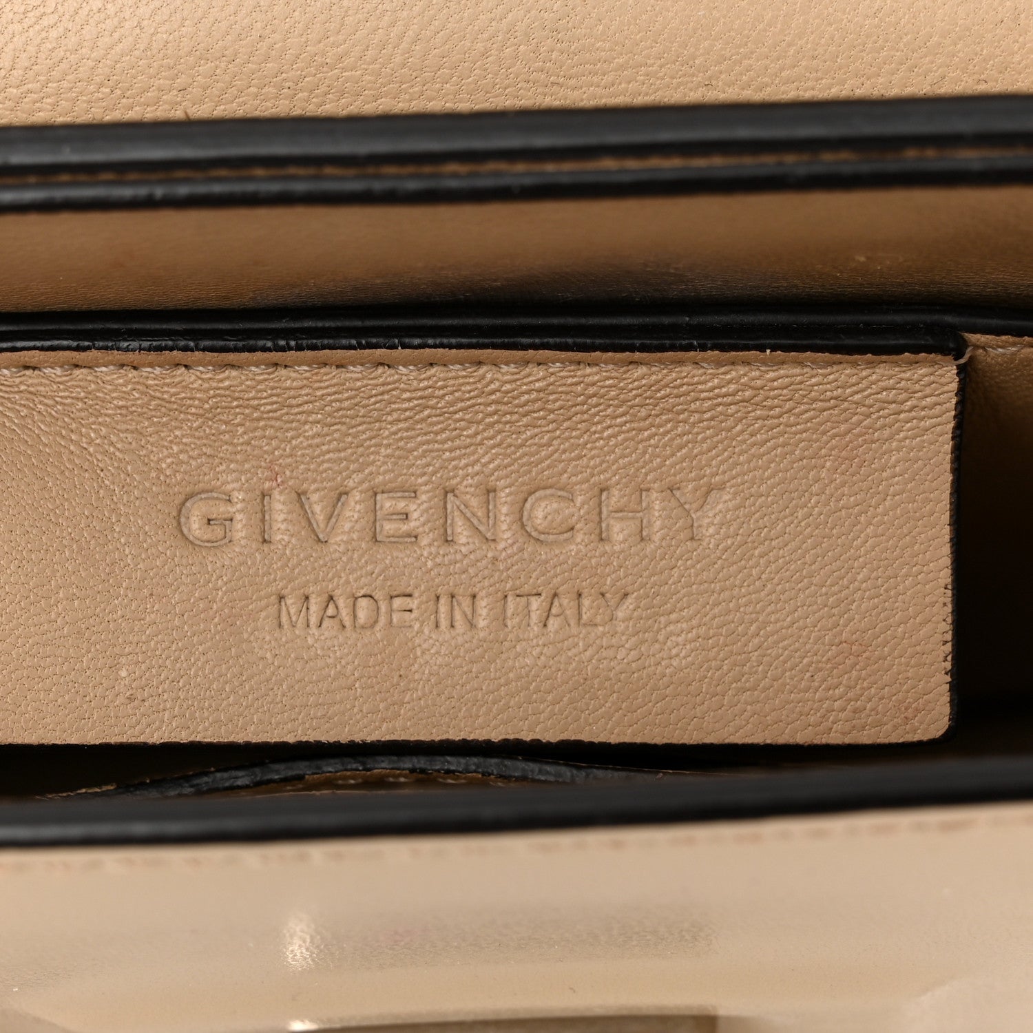 Givenchy Calfskin Bow Cut Chain Wallet Beige 6 of 14