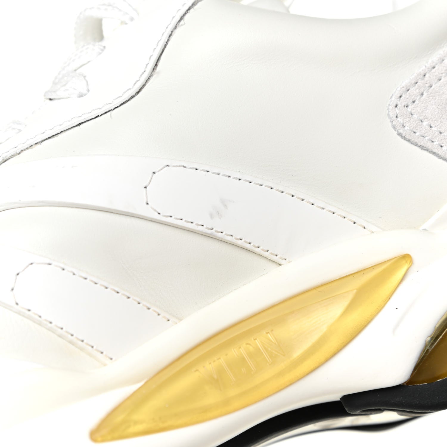 Valentino Garavani Calfskin Mens Bounce Sneakers 40.5 White 16 of 17