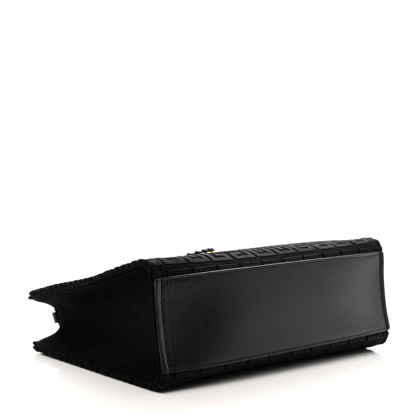 Canvas Jacquard 4G Small Chain Tote Black