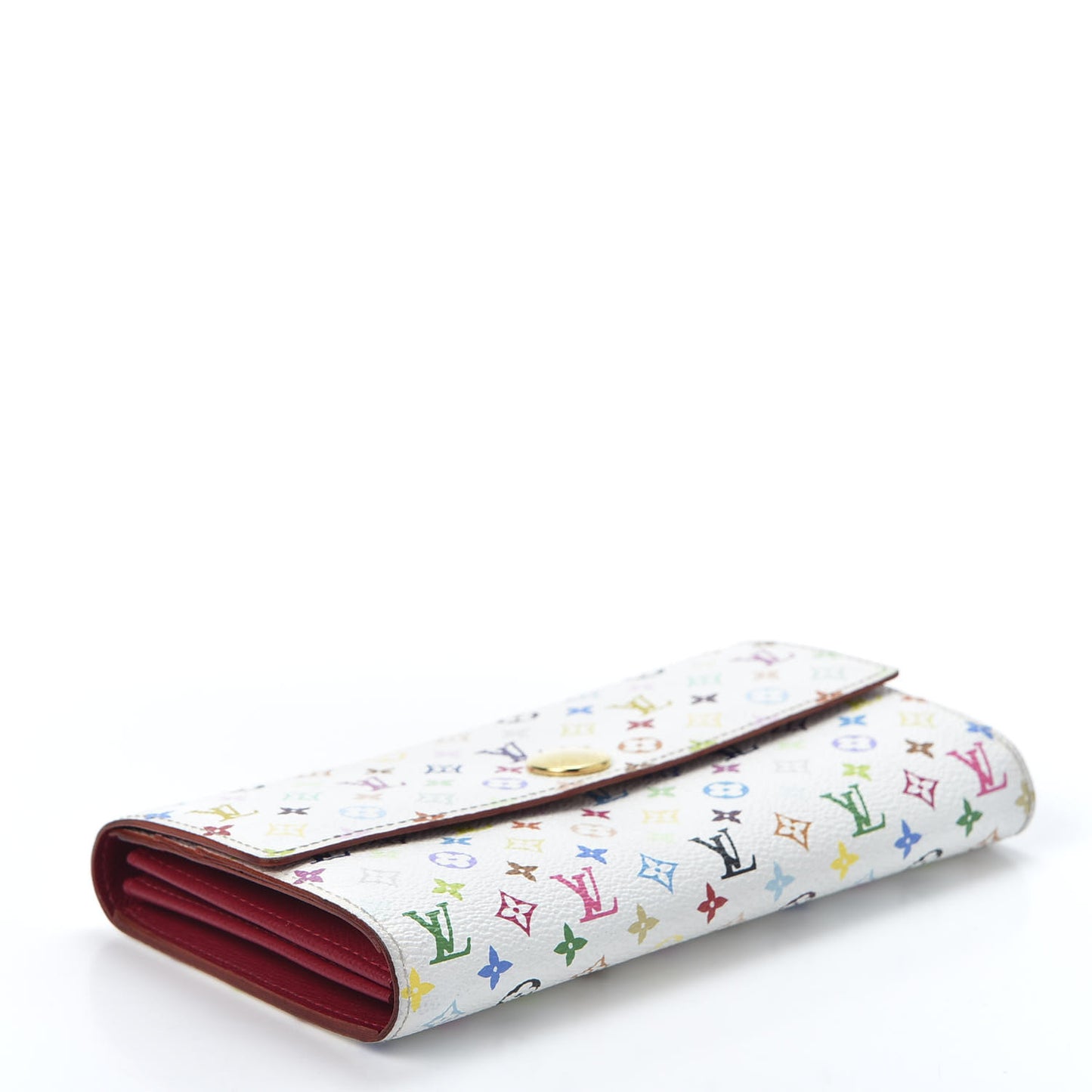Monogram Multicolor Sarah Wallet White Eglantine