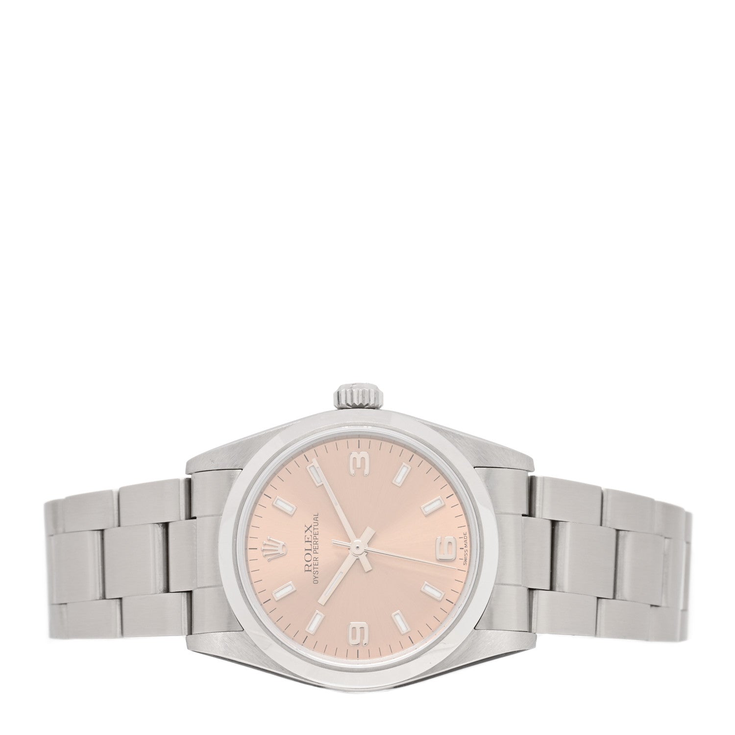 Rolex Stainless Steel 31mm Oyster Perpetual Watch Pink 77080 2 of 4
