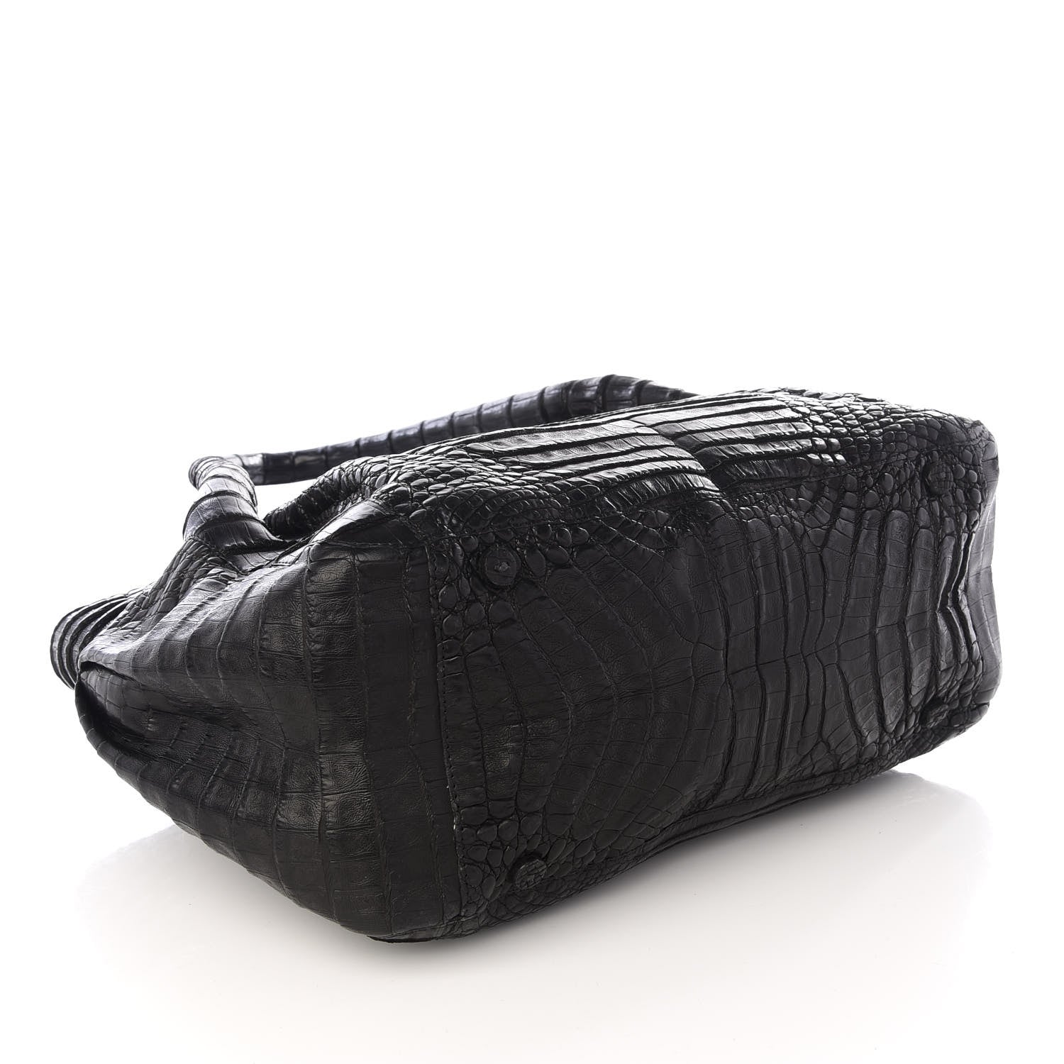Nancy Gonzalez Crocodile Tote Black 3 of 9