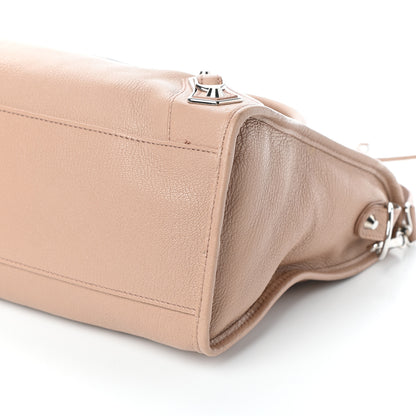 Balenciaga Shiny Goatskin Silver Metallic Edge Hardware City Rose Des Sables 9 of 9
