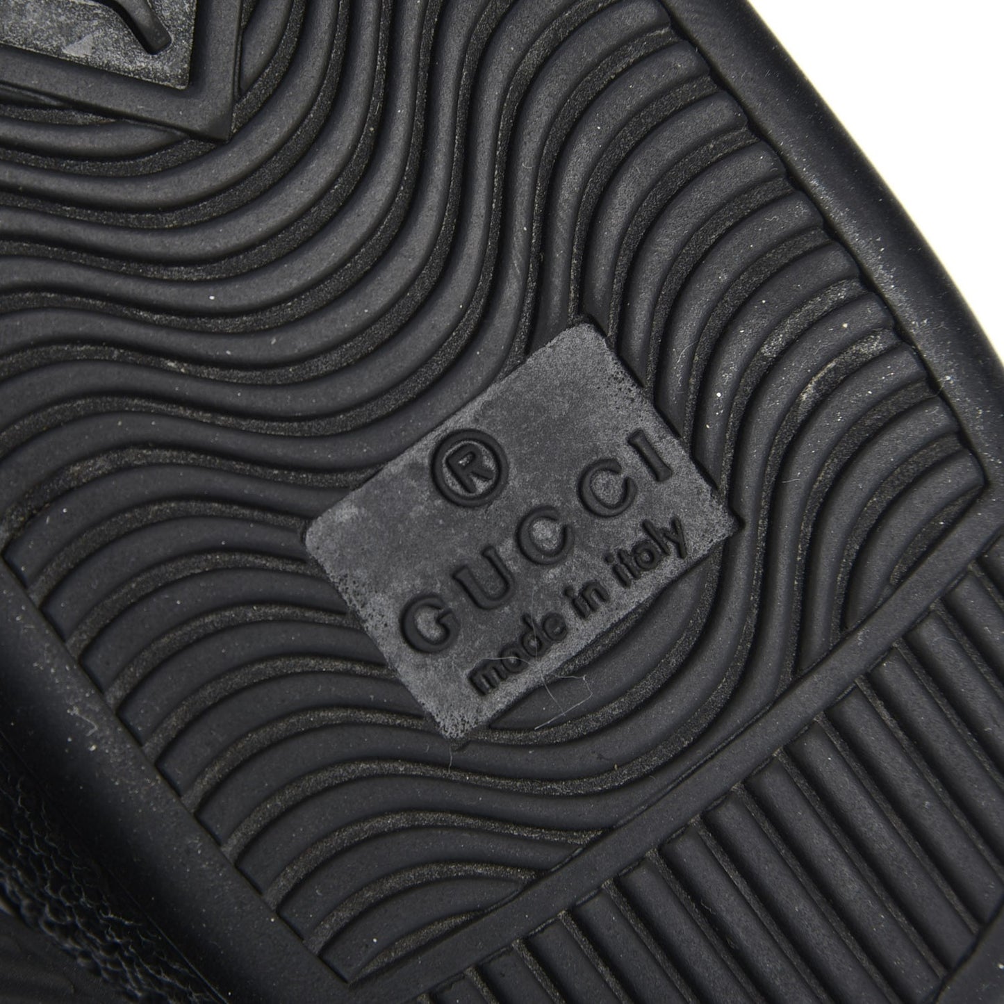 Calfskin Crocodile Web Ace Sneakers 36.5 Black