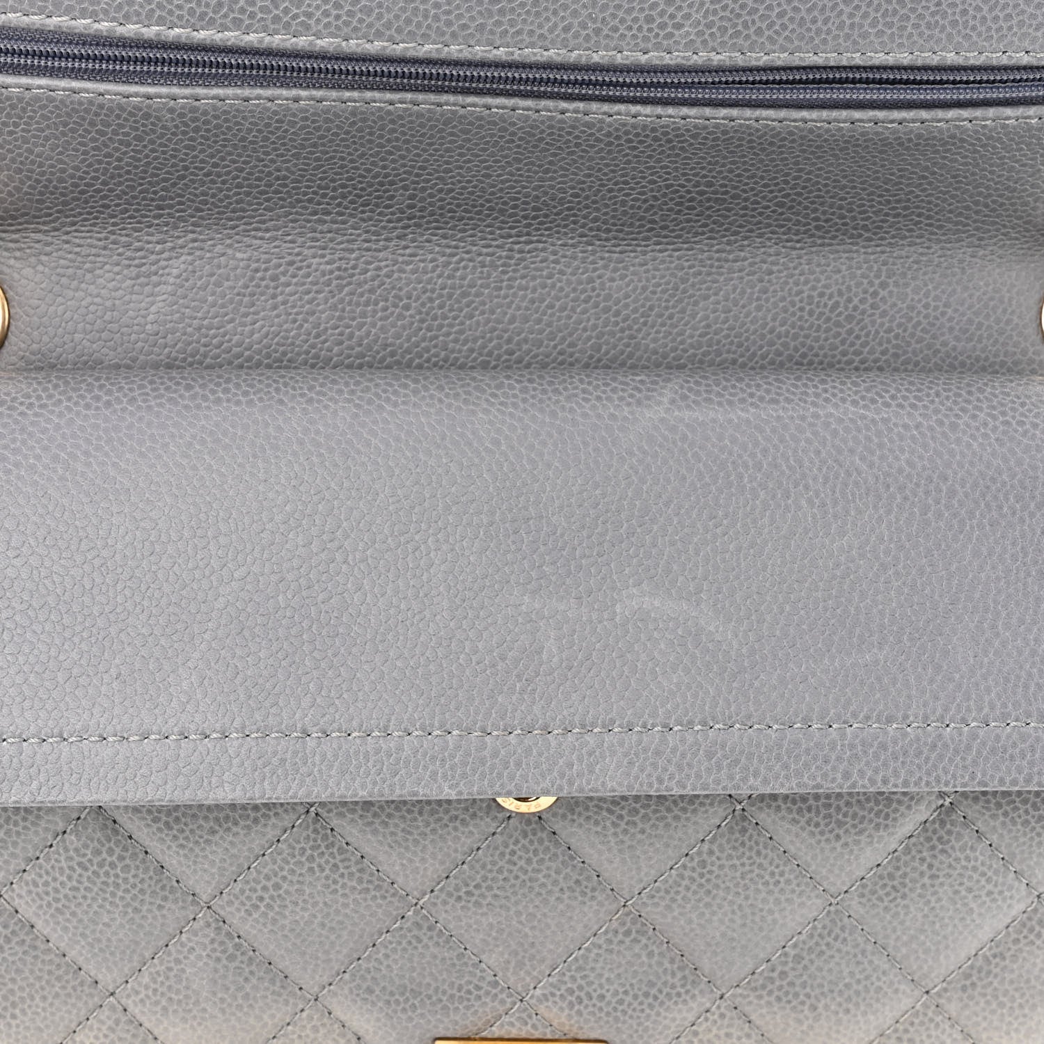 Chanel Caviar Quilted 2.55 Reissue 226 Flap Light Grey 12 of 13