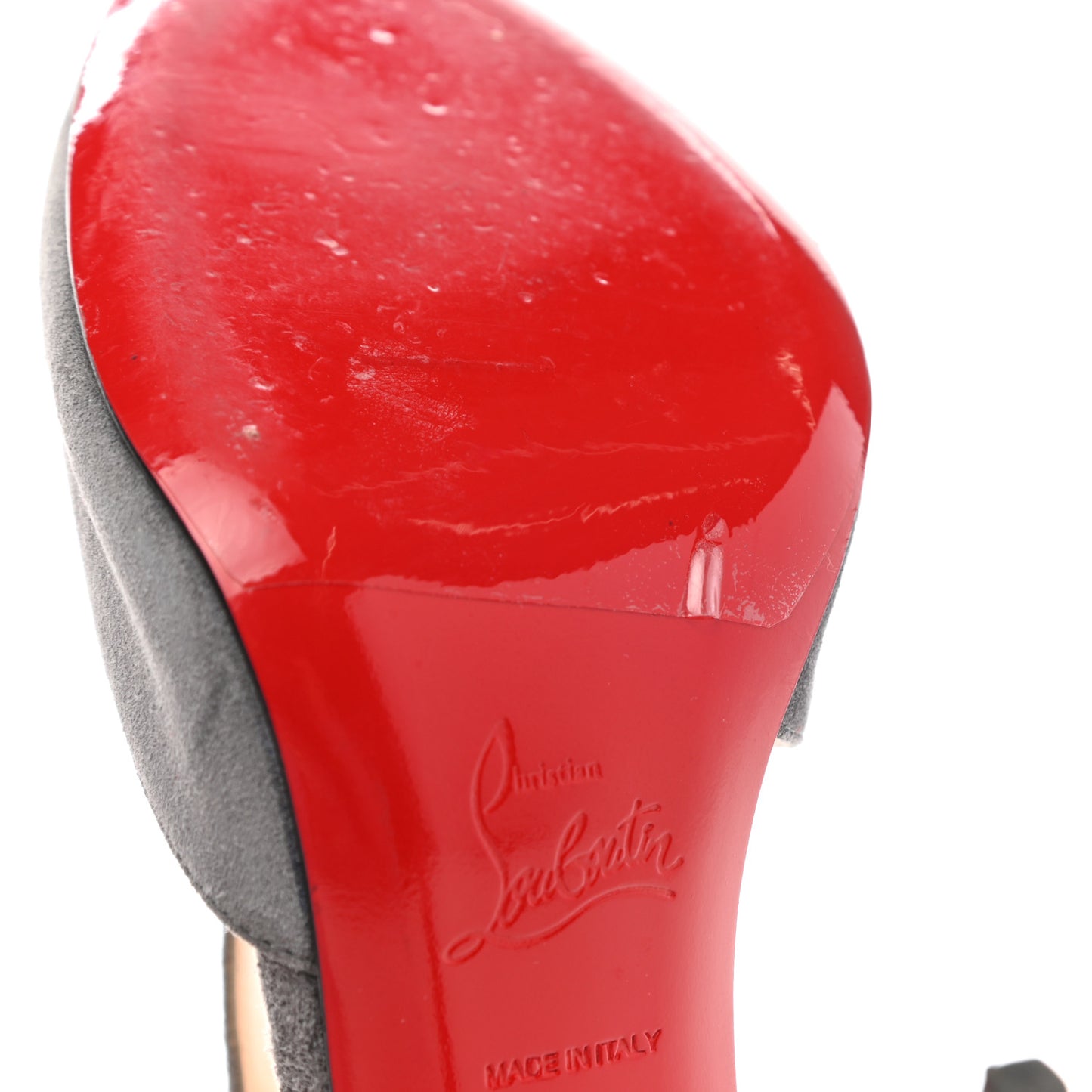 Veau Velours Catchy One 100 Pumps 38 Shadow