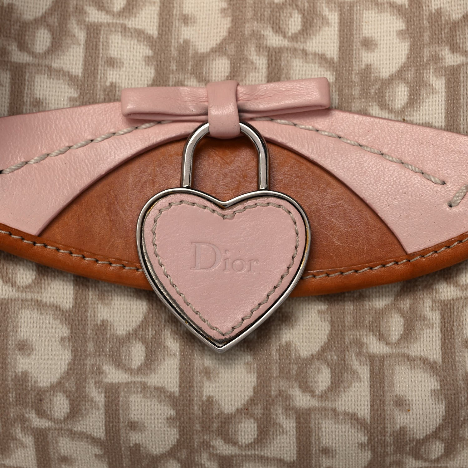 Christian Dior Monogram Romantique Trotter Bag Rose 8 of 16