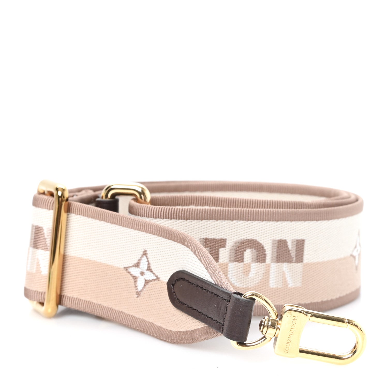 Louis Vuitton Jacquard Speedy Bandouliere 20 Shoulder Strap Beige Brown 1 of 3
