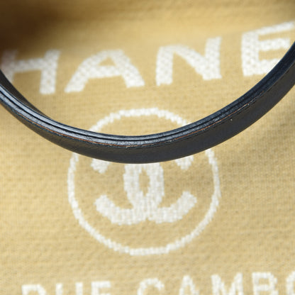 Chanel Canvas Medium Deauville Tote Beige Black 12 of 15