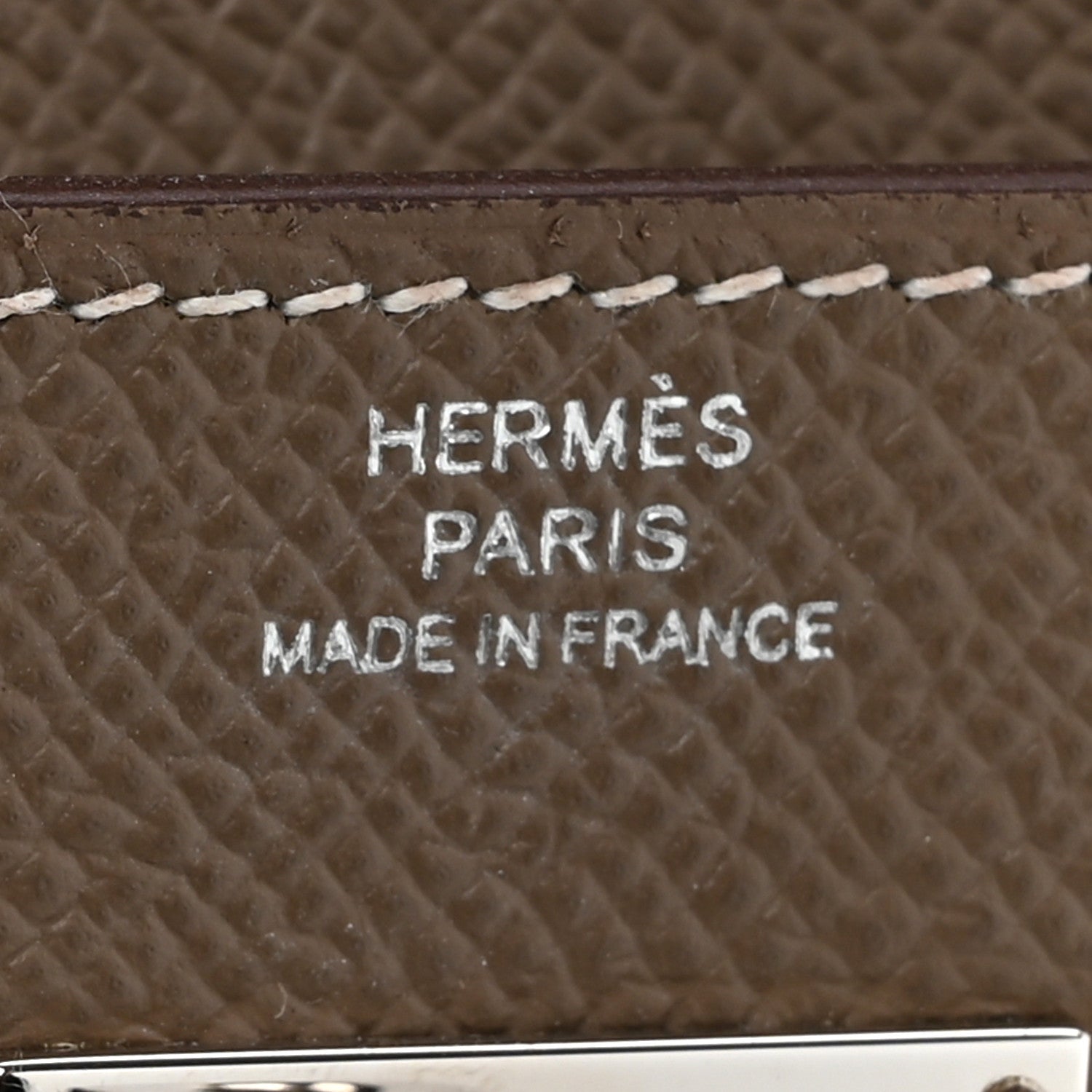 Hermes Epsom Kelly Longue Wallet Etoupe 7 of 10