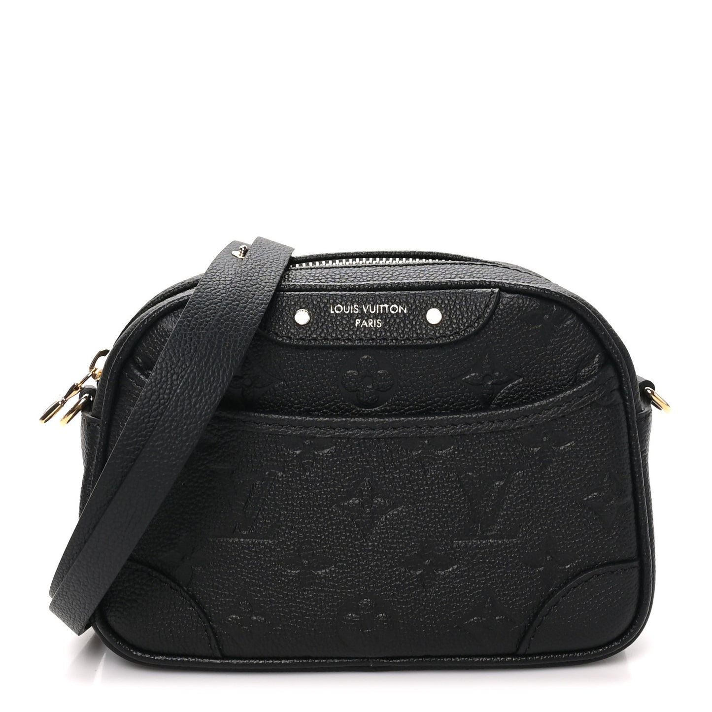 Empreinte Monogram Tiny Camera Bag Black
