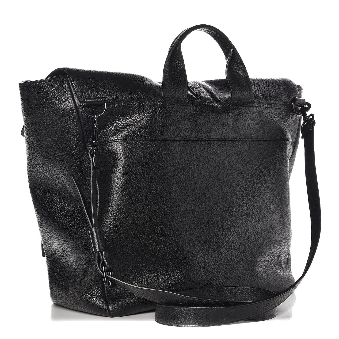 3.1 Grained Calfskin Journey Messenger Black