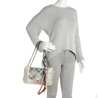 Chanel Canvas Tromp L’Oeil Graffiti Oh My Boy Flap Beige 2 of 8
