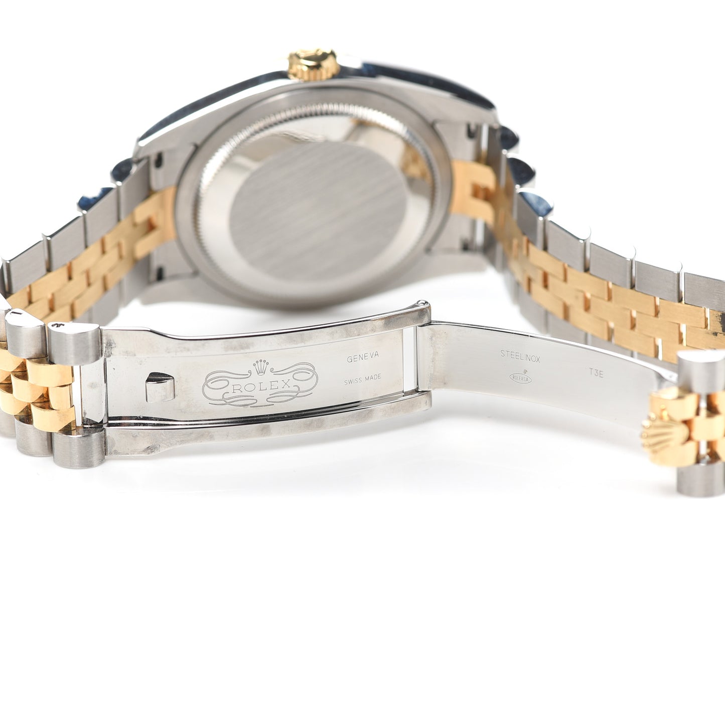 Stainless Steel 18K Yellow Gold 36mm Oyster Perpetual Datejust Watch White Roman 116233
