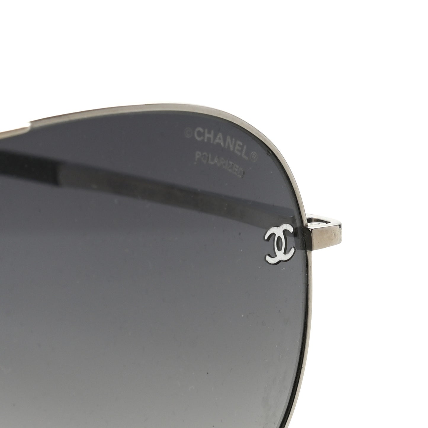 Metal Polarized Aviator CC Sunglasses 4189-T-Q Gold