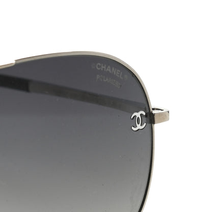 Chanel Metal Polarized Aviator CC Sunglasses 4189-T-Q Gold 7 of 8