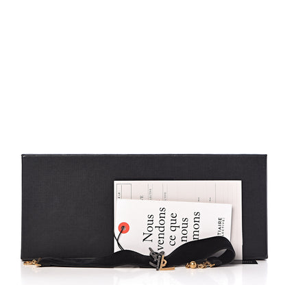 Saint Laurent Velvet Monogram Choker Black 5 of 5