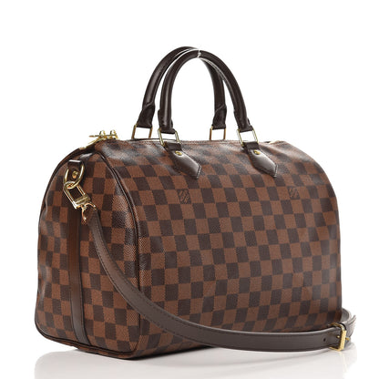 Louis Vuitton Damier Ebene Speedy Bandouliere 30 3 of 9