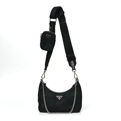 Prada Re-Nylon Saffiano Re-Edition 2005 Shoulder Bag Black 1 of 11