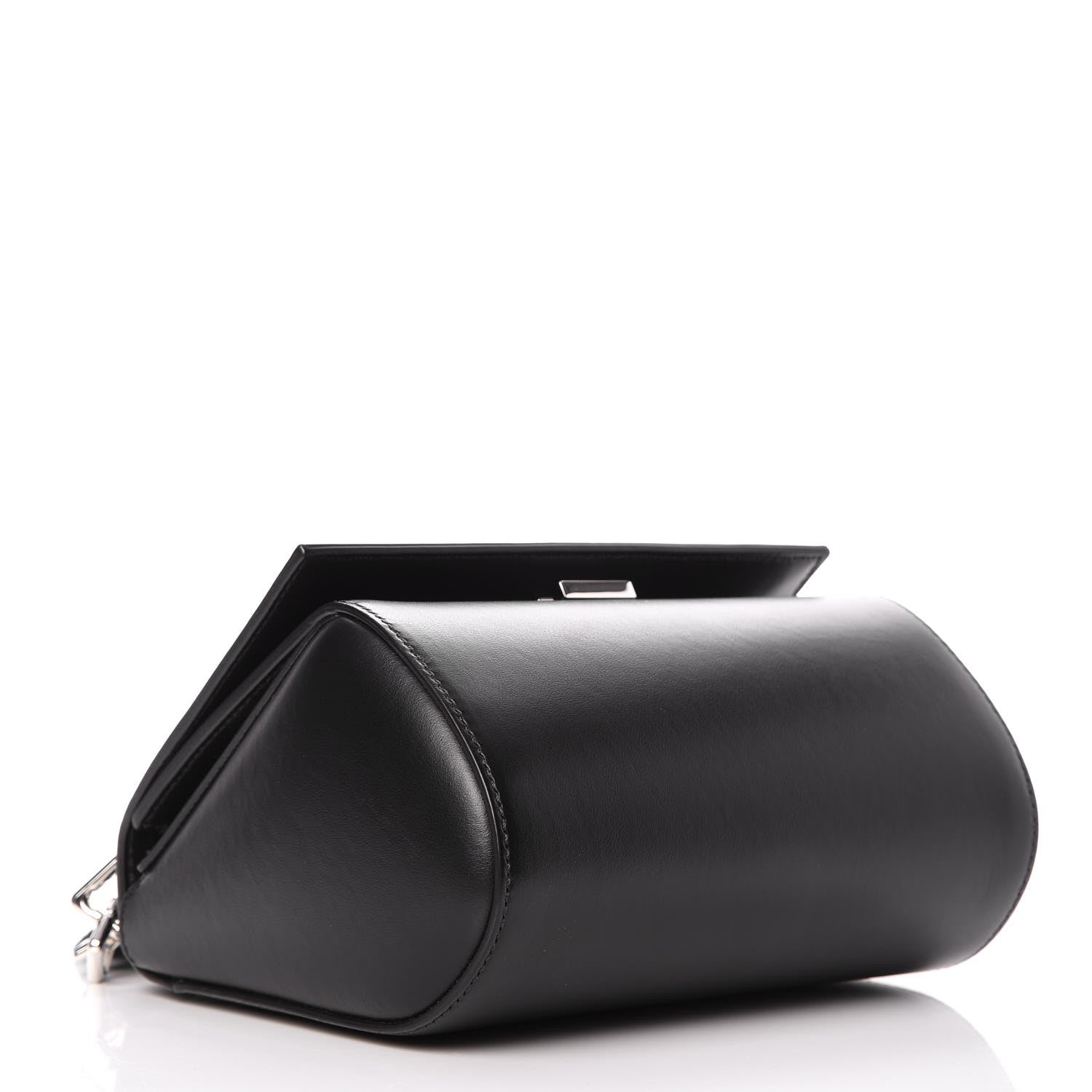 Givenchy Calfskin Mini Pandora Box Logo Strap Crossbody Bag Black 4 of 8