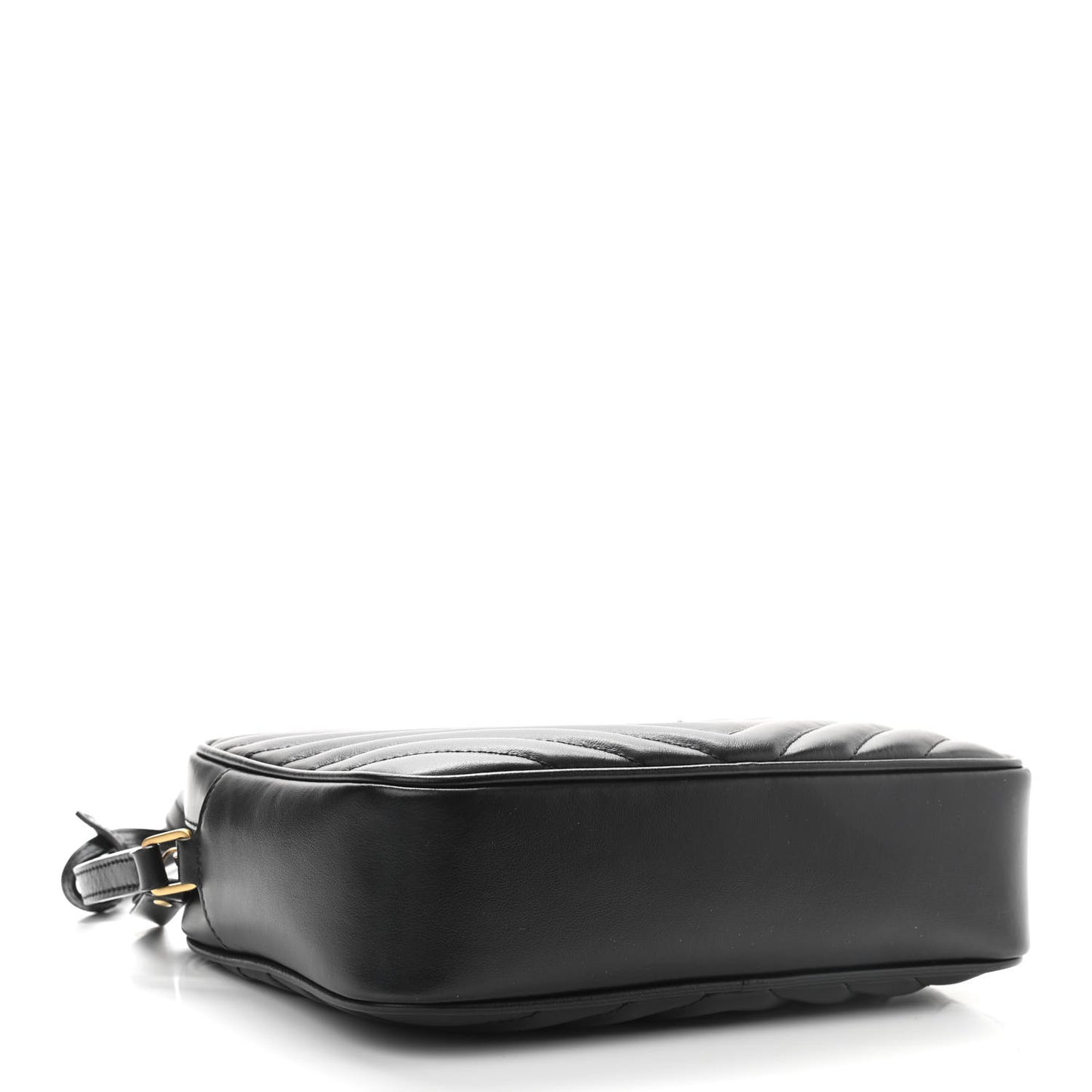 Calfskin Matelasse Monogram Lou Camera Bag Black