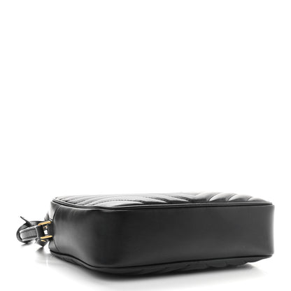 Saint Laurent Calfskin Matelasse Monogram Lou Camera Bag Black 4 of 10