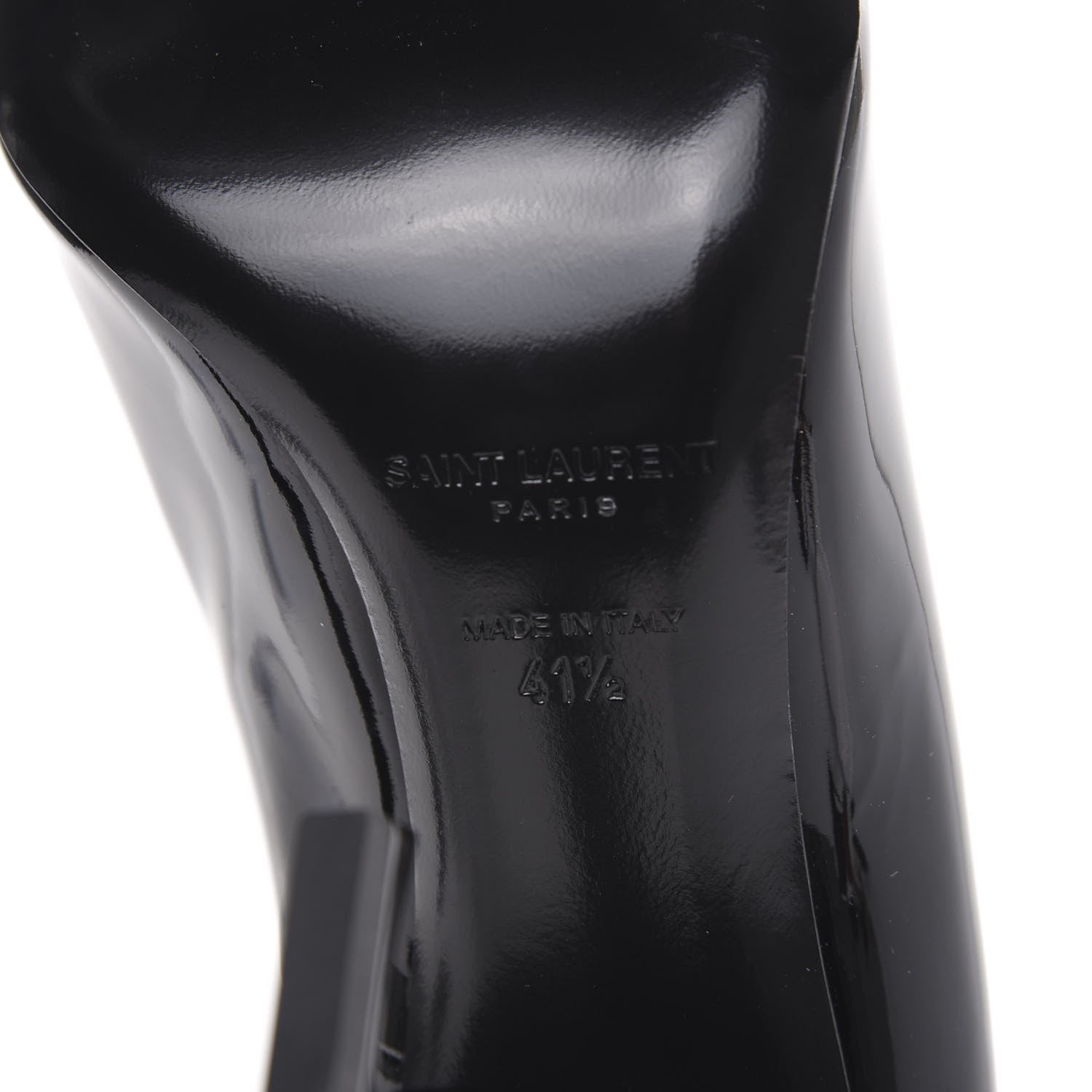 Saint Laurent Patent Opyum 110 Pumps 41.5 Black 6 of 9