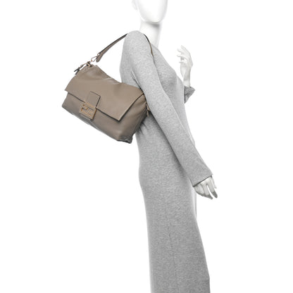 Fendi Nappa Large Mamma Baguette Tortora 2 of 10